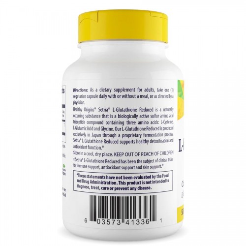 Healthy Origins -Glutathione Reduced 500 mg, 60 вегакапсул CN13708 Healthy Origins Healthy Origins -Glutathione Reduced 500 mg, 60 вегакапсул CN13708 Healthy Origins