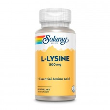 Solaray L-Lysine 500 mg, 60 вегакапсул Solaray L-Lysine 500 mg, 60 вегакапсул