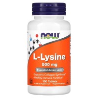 NOW L-Lysine 500 mg, 100 таблеток NOW L-Lysine 500 mg, 100 таблеток