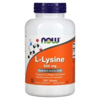 NOW L-Lysine 500 mg, 250 таблеток NOW L-Lysine 500 mg, 250 таблеток