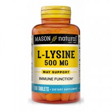 Mason Natural L-Lysine 500 mg, 100 таблеток Mason Natural L-Lysine 500 mg, 100 таблеток