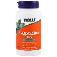 NOW L-OptiZinc 30 mg, 100 вегакапсул NOW L-OptiZinc 30 mg, 100 вегакапсул