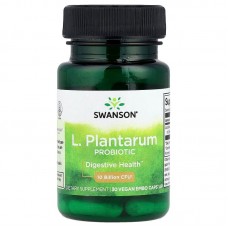 Swanson L. Plantarum Probiotic 10 Billion CFU, 30 вегакапсул Swanson L. Plantarum Probiotic 10 Billion CFU, 30 вегакапсул