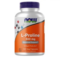 NOW L-Proline 500 mg, 120 вегакапсул NOW L-Proline 500 mg, 120 вегакапсул