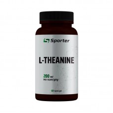 Sporter L-Theanine 200 mg, 60 капсул Sporter L-Theanine 200 mg, 60 капсул