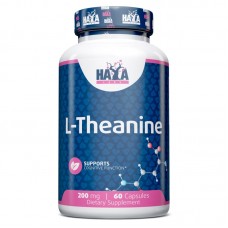 Haya Labs L-Theanine 200 mg, 60 капсул Haya Labs L-Theanine 200 mg, 60 капсул