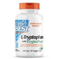 Doctor's Best L-Tryptophan 500 mg, 90 вегакапсул