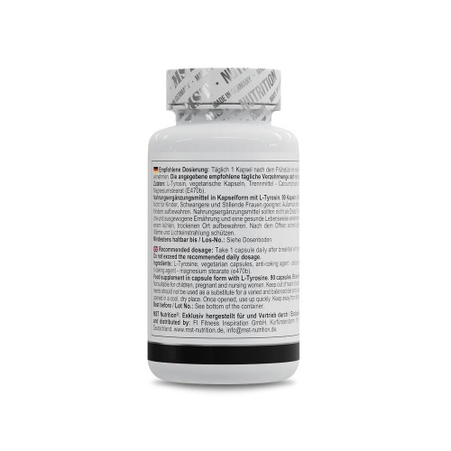 MST Nutrition L-Tyrosine 500 mg, 90 вегакапсул CN19951-1 MST Nutrition MST Nutrition L-Tyrosine 500 mg, 90 вегакапсул CN19951-1 MST Nutrition