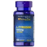 Puritan's Pride L-Tyrosine 500 mg, 100 капсул Puritan's Pride L-Tyrosine 500 mg, 100 капсул