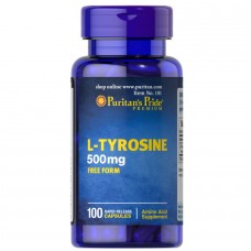 Puritan's Pride L-Tyrosine 500 mg, 100 капсул Puritan's Pride L-Tyrosine 500 mg, 100 капсул