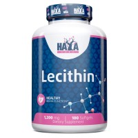 Haya Labs Lecithin 1200 mg, 100 капсул Haya Labs Lecithin 1200 mg, 100 капсул