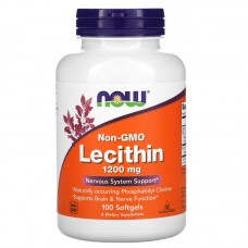 NOW Lecithin 1200 mg, 100 капсул NOW Lecithin 1200 mg, 100 капсул