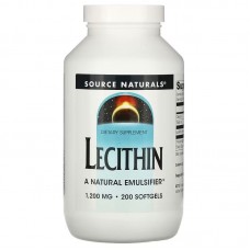 Source Naturals Lecithin 1200 mg, 200 капсул Source Naturals Lecithin 1200 mg, 200 капсул