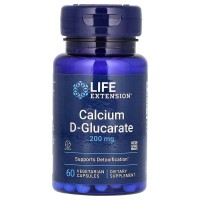 Life Extension Calcium D-Glucarate 200 mg, 60 вегакапсул Life Extension Calcium D-Glucarate 200 mg, 60 вегакапсул