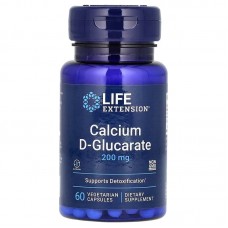 Life Extension Calcium D-Glucarate 200 mg, 60 вегакапсул