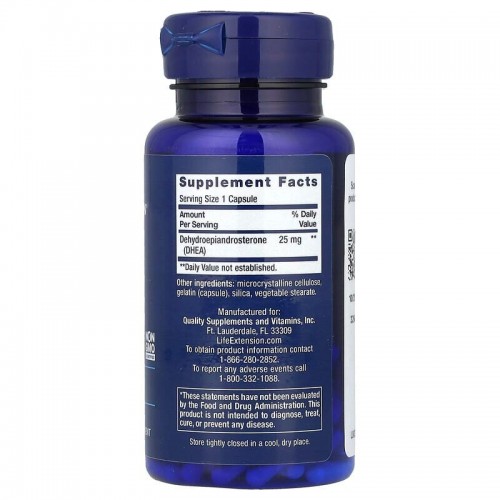 Life Extension Life Extension DHEA 25 mg, 100 капсул CN17314 Life Extension Life Extension DHEA 25 mg, 100 капсул CN17314