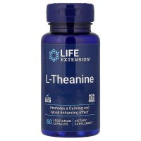 Life Extension L-Theanine 100 mg, 60 вегакапсул Life Extension L-Theanine 100 mg, 60 вегакапсул
