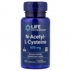 Life Extension N-Acetyl-L-Cysteine 600 mg, 60 капсул Life Extension N-Acetyl-L-Cysteine 600 mg, 60 капсул