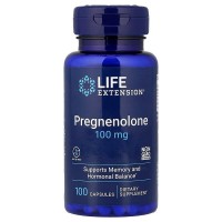 Life Extension Pregnenolone 100 mg, 100 таблеток Life Extension Pregnenolone 100 mg, 100 таблеток