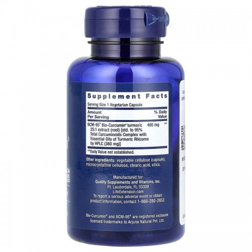 Life Extension Super Bio-Curcumin 400 mg, 60 вегакапсул CN17309 Life Extension Life Extension Super Bio-Curcumin 400 mg, 60 вегакапсул CN17309 Life Extension