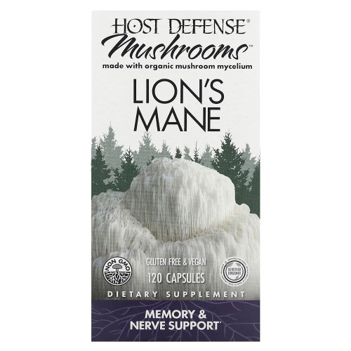 Host Defense Lion's Mane, 120 вегакапсул CN15724 Host Defense Host Defense Lion's Mane, 120 вегакапсул CN15724 Host Defense