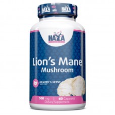 Haya Labs Lion's Mane Mushroom 500 mg, 60 капсул Haya Labs Lion's Mane Mushroom 500 mg, 60 капсул
