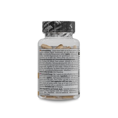 MST Nutrition Lion's Mane Mushroom, 60 капсул CN16392 MST MST Nutrition Lion's Mane Mushroom, 60 капсул CN16392 MST