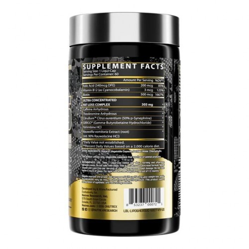 Nutrex Research Lipo-6 Hers, 60 капсул - З дефектом ПРИМ'ЯТА БАНКА CN17430 Nutrex Research Nutrex Research Lipo-6 Hers, 60 капсул - З дефектом ПРИМ'ЯТА БАНКА CN17430 Nutrex Research
