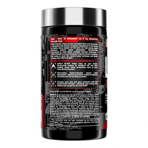 Nutrex Research Lipo-6 Black Extreme Potency, 120 капсул CN9089 Nutrex Research Nutrex Research Lipo-6 Black Extreme Potency, 120 капсул CN9089 Nutrex Research