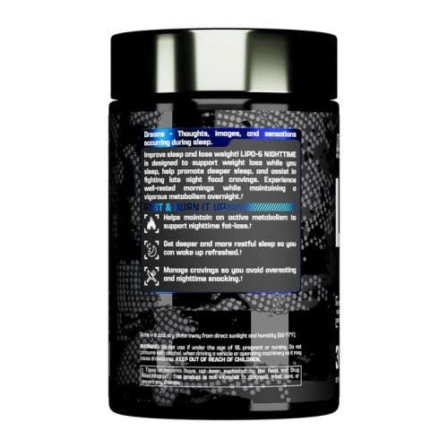Nutrex Research Lipo-6 Black NightTime Ultra Concentrate, 30 капсул CN9085 Nutrex Research Nutrex Research Lipo-6 Black NightTime Ultra Concentrate, 30 капсул CN9085 Nutrex Research