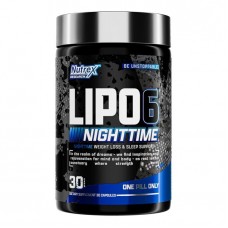Nutrex Research Lipo-6 Black NightTime Ultra Concentrate, 30 капсул