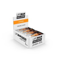LipoBar Exclusive Protein Bar, 20*50 грамм - Карамель LipoBar Exclusive Protein Bar, 20*50 грамм - Карамель