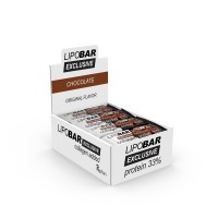 LipoBar Exclusive Protein Bar, 20*50 грам - Шоколад LipoBar Exclusive Protein Bar, 20*50 грам - Шоколад