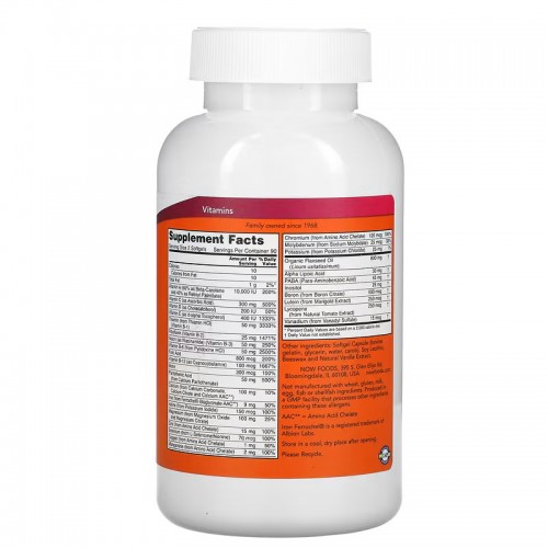 NOW Liquid Multi Gels, 180 капсул CN11367 NOW NOW Liquid Multi Gels, 180 капсул CN11367 NOW