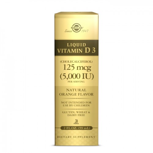 Solgar Vitamin D3 125 mcg, 59 мл CN6241 Solgar Solgar Vitamin D3 125 mcg, 59 мл CN6241 Solgar