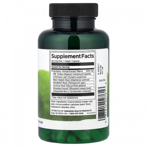Swanson Swanson Liver Tone 300 mg, 120 вегакапсул CN20428-1 Swanson Swanson Liver Tone 300 mg, 120 вегакапсул CN20428-1