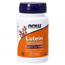 NOW Lutein 10 mg, 60 капсул NOW Lutein 10 mg, 60 капсул