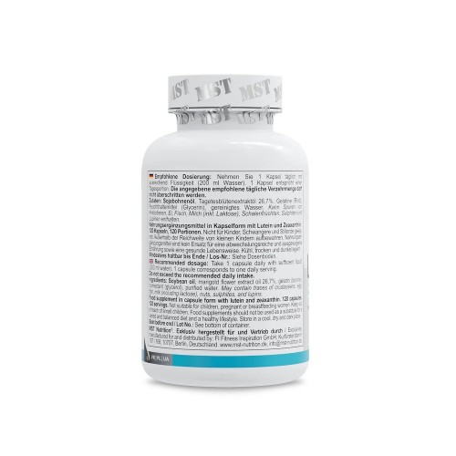 MST Nutrition Lutein 40 mg, 120 капсул CN20067-1 MST Nutrition MST Nutrition Lutein 40 mg, 120 капсул CN20067-1 MST Nutrition