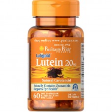 Puritan's Pride Lutein 20 mg with Zeaxanthin, 60 капсул Puritan's Pride Lutein 20 mg with Zeaxanthin, 60 капсул