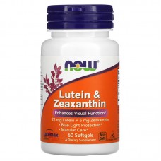 NOW Lutein & Zeaxanthin, 60 капсул NOW Lutein & Zeaxanthin, 60 капсул