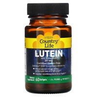Country Life Lutein, 60 капсул Country Life Lutein, 60 капсул