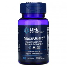 Life Extension MacuGuard Ocular Support with Saffron & Astaxanthin, 60 капсул Life Extension MacuGuard Ocular Support with Saffron & Astaxanthin, 60 капсул