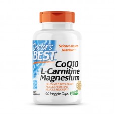 Doctor's Best CoQ10 L-Carnitine Magnesium, 90 вегакапсул Doctor's Best CoQ10 L-Carnitine Magnesium, 90 вегакапсул