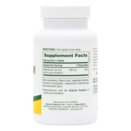 Natures Plus Magnesium 200 mg, 90 таблеток CN13525 Natures Plus Natures Plus Magnesium 200 mg, 90 таблеток CN13525 Natures Plus