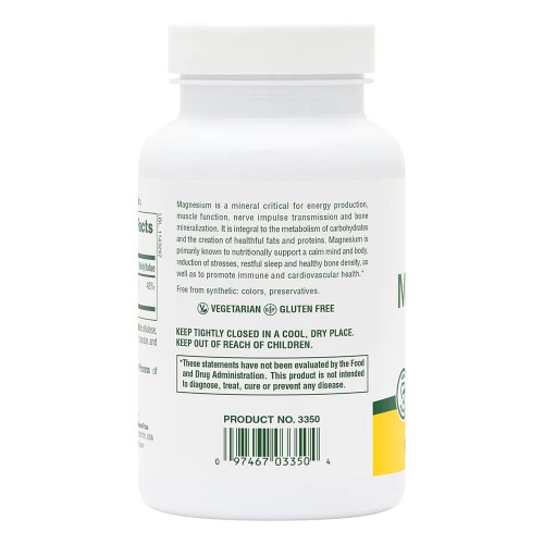 Natures Plus Magnesium 200 mg, 90 таблеток CN13525 Natures Plus Natures Plus Magnesium 200 mg, 90 таблеток CN13525 Natures Plus