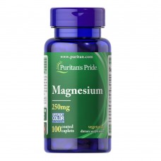 Puritan's Pride Magnesium 250 mg, 100 каплет Puritan's Pride Magnesium 250 mg, 100 каплет