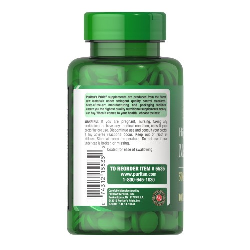 Puritan's Pride Magnesium 500 mg High Potency, 100 таблеток CN12957 Puritan's Pride Puritan's Pride Magnesium 500 mg High Potency, 100 таблеток CN12957 Puritan's Pride