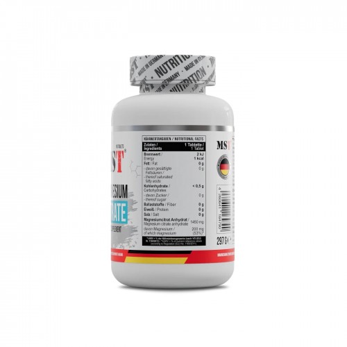 MST Nutrition Magnesium Citrate 200 mg, 180 таблеток CN15144 MST MST Nutrition Magnesium Citrate 200 mg, 180 таблеток CN15144 MST