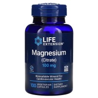Life Extension Magnesium Citrate 100 mg, 100 вегакапсул Life Extension Magnesium Citrate 100 mg, 100 вегакапсул