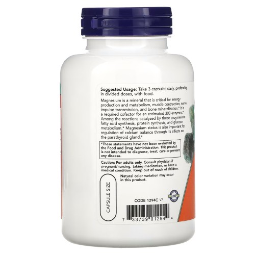 NOW Magnesium Citrate, 120 вегакапсул CN11376 NOW NOW Magnesium Citrate, 120 вегакапсул CN11376 NOW